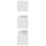 Estantes de pared 2 uds madera ingeniería blanca 58x18x18 cm by , Shelves and shelves - Ref: Foro24-853281, Price: 28,83 €, D...