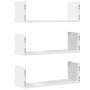Wandregale 2 Stück weißes Ingenieurholz 58x18x18 cm von , Regale und Regale - Ref: Foro24-853281, Preis: 28,83 €, Rabatt: %