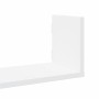 Estantes de pared 2 uds madera ingeniería blanca 58x18x18 cm by , Shelves and shelves - Ref: Foro24-853281, Price: 28,83 €, D...