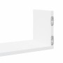 Wandregale 2 Stück weißes Ingenieurholz 58x18x18 cm von , Regale und Regale - Ref: Foro24-853281, Preis: 28,83 €, Rabatt: %