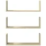 Estantes pared 2 uds madera ingeniería roble Sonoma 58x18x18 cm by , Shelves and shelves - Ref: Foro24-853283, Price: 32,98 €...