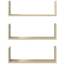 Wandregale 2 Stück aus Eichenholz in Sonoma-Optik 58x18x18 cm von , Regale und Regale - Ref: Foro24-853283, Preis: 32,98 €, R...