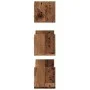 Estantes de pared 3 uds madera ingeniería envejecida 58x18x18cm by , Shelves and shelves - Ref: Foro24-853288, Price: 27,60 €...