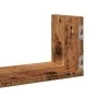 Estantes de pared 3 uds madera ingeniería envejecida 58x18x18cm by , Shelves and shelves - Ref: Foro24-853288, Price: 27,60 €...