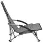 Klappbare Strandkörbe 2 Einheiten aus grauem Stoff von vidaXL, Gartenstühle - Ref: Foro24-312491, Preis: 67,99 €, Rabatt: %