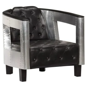 Schwarzer Ledersessel für Piloten von , Sessel - Ref: Foro24-247795, Preis: 505,02 €, Rabatt: %