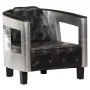 Black genuine leather aviator armchair by , Armchairs - Ref: Foro24-247795, Price: 512,73 €, Discount: %