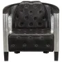 Black genuine leather aviator armchair by , Armchairs - Ref: Foro24-247795, Price: 512,73 €, Discount: %