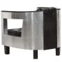 Black genuine leather aviator armchair by , Armchairs - Ref: Foro24-247795, Price: 512,73 €, Discount: %