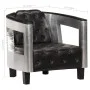 Black genuine leather aviator armchair by , Armchairs - Ref: Foro24-247795, Price: 512,73 €, Discount: %