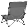 Klappbare Strandkörbe 2 Einheiten aus grauem Stoff von vidaXL, Gartenstühle - Ref: Foro24-312491, Preis: 67,99 €, Rabatt: %