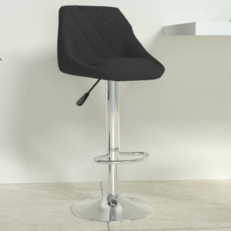 Black velvet kitchen stool by , Kitchen stools - Ref: Foro24-335291, Price: 78,14 €, Discount: %