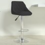 Black velvet kitchen stool by , Kitchen stools - Ref: Foro24-335291, Price: 78,14 €, Discount: %