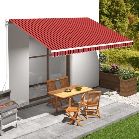 Toldo de lona naranja y marrón 500x300 cm de , Toldos - Ref: Foro24-145726, Precio: 65,45 €, Descuento: %