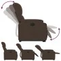 Sillón eléctrico reclinable elevable tela microfibra marrón de , Sillones - Ref: Foro24-3204942, Precio: 375,68 €, Descuento: %