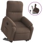 Sillón reclinable elevable tela de microfibra marrón de , Sillones - Ref: Foro24-3204928, Precio: 307,15 €, Descuento: %