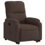 Verstellbarer Aufstehsessel aus braunem Mikrofasergewebe. von , Sessel - Ref: Foro24-3204928, Preis: 326,25 €, Rabatt: %