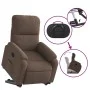 Reclining and lift-up armchair in brown microfiber fabric by , Armchairs - Ref: Foro24-3204928, Price: 326,25 €, Discount: %
