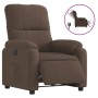 Sillón reclinable eléctrico tela de microfibra marrón de , Sillones - Ref: Foro24-3204914, Precio: 286,78 €, Descuento: %