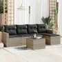 Garden sofa set 6 pieces and gray synthetic rattan cushions by , Modular outdoor sofas - Ref: Foro24-3251239, Price: 390,33 €...