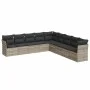 Gartenmöbel-Set 9-teilig mit Kissen aus hellem grauem Kunst-Rattan. von , Gartensets - Ref: Foro24-3217782, Preis: 613,46 €, ...