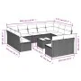 Garden sofa set 12 pieces and gray synthetic rattan cushions by , Garden sets - Ref: Foro24-3218362, Price: 758,46 €, Discoun...