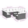 Gartensofagarnitur 12-teilig mit grauen Polstern aus synthetischem Rattan. von , Gartensets - Ref: Foro24-3218362, Preis: 728...