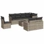 Garden furniture set 9 pieces and light gray synthetic rattan cushions by , Garden sets - Ref: Foro24-3219242, Price: 626,83 ...