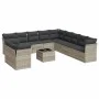 Gartensofagarnitur 12-teilig mit grauen Polstern aus synthetischem Rattan. von , Gartensets - Ref: Foro24-3217892, Preis: 899...