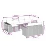 Garden sofa set 11 pieces and gray synthetic rattan cushions by , Modular outdoor sofas - Ref: Foro24-3261302, Price: 682,14 ...