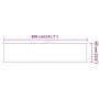 Weiße Vertikalmarkise 60x360 cm Oxford-Stoff von vidaXL, Sonnenschirme - Ref: Foro24-148151, Preis: 27,72 €, Rabatt: %