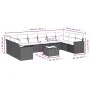 Garden sofa set 11 pieces and gray synthetic rattan cushions by , Modular outdoor sofas - Ref: Foro24-3251819, Price: 758,36 ...