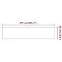 Anthrazitgraue Vertikalmarkise 60x270 cm Oxford-Stoff von vidaXL, Sonnenschirme - Ref: Foro24-148199, Preis: 22,25 €, Rabatt: %