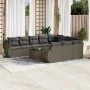Garden sofa set 11 pieces and gray synthetic rattan cushions by , Modular outdoor sofas - Ref: Foro24-3221901, Price: 818,20 ...