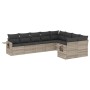 Gartenmöbel-Set 9-teilig mit Kissen aus hellem grauem Kunst-Rattan. von , Gartensets - Ref: Foro24-3220641, Preis: 610,87 €, ...