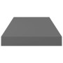 Schwebende Wandregale, 4 Stück, glänzendes schwarzes MDF, 50 x 23 x 3,8 cm von vidaXL, Regale und Regale - Ref: Foro24-323789...