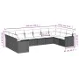 Set of 10-piece garden sofas with light gray synthetic rattan cushions by , Garden sets - Ref: Foro24-3219462, Price: 683,83 ...