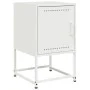 Nachttisch aus weißem Stahl 36x39x60,5 cm von , Nachttische - Ref: Foro24-846456, Preis: 40,62 €, Rabatt: %