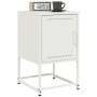 Nachttisch aus weißem Stahl 36x39x60,5 cm von , Nachttische - Ref: Foro24-846456, Preis: 41,02 €, Rabatt: %