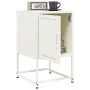 Nachttisch aus weißem Stahl 36x39x60,5 cm von , Nachttische - Ref: Foro24-846456, Preis: 40,62 €, Rabatt: %