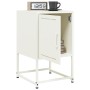 Nachttisch aus weißem Stahl 36x39x60,5 cm von , Nachttische - Ref: Foro24-846456, Preis: 41,02 €, Rabatt: %