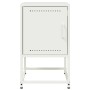 Nachttisch aus weißem Stahl 36x39x60,5 cm von , Nachttische - Ref: Foro24-846456, Preis: 41,02 €, Rabatt: %