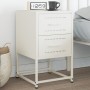Nachttisch aus weißem Stahl 36x39x60,5 cm von , Nachttische - Ref: Foro24-846468, Preis: 62,40 €, Rabatt: %