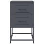 Nachttische, 2 Stück, anthrazitgraues Stahl, 36x39x60,5 cm. von , Nachttische - Ref: Foro24-846463, Preis: 94,16 €, Rabatt: %