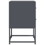 Nachttische, 2 Stück, anthrazitgraues Stahl, 36x39x60,5 cm. von , Nachttische - Ref: Foro24-846463, Preis: 94,16 €, Rabatt: %