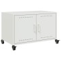 TV-Möbel aus kaltgewalztem Stahl in Weiß, 68x39x43,5 cm. von , TV-Möbel - Ref: Foro24-846643, Preis: 66,33 €, Rabatt: %