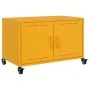 TV-Möbel aus kaltgewalztem Stahl in Senfgelb, 68x39x43,5 cm. von , TV-Möbel - Ref: Foro24-846641, Preis: 65,57 €, Rabatt: %