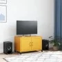 TV-Möbel aus kaltgewalztem Stahl in Senfgelb, 68x39x43,5 cm. von , TV-Möbel - Ref: Foro24-846641, Preis: 65,57 €, Rabatt: %