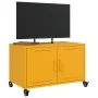 TV-Möbel aus kaltgewalztem Stahl in Senfgelb, 68x39x43,5 cm. von , TV-Möbel - Ref: Foro24-846641, Preis: 65,57 €, Rabatt: %