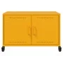 TV-Möbel aus kaltgewalztem Stahl in Senfgelb, 68x39x43,5 cm. von , TV-Möbel - Ref: Foro24-846641, Preis: 65,57 €, Rabatt: %
